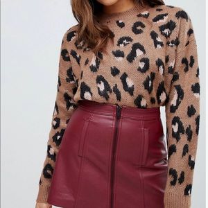 Leopard Print Sweater.